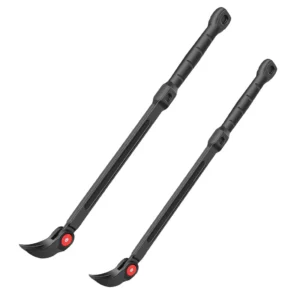 Adjustable Angle Pry Bar Heavy Duty Steel Crowbar Multifunctional Nail Puller Tool for Auto Repair Tire Removal & Construction