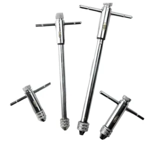 Adjustable Extended Length Manual Tapping Threading Tool Ratchet Wrench T Handle Rachet Type Tap Wrench M3 M8 M5 M12 Hand Tools