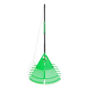 Adjustable Leaf Rake Long Handle Garden Rake for Lawn Heavy Duty Leaves with Expandable Head Yard Rake for RV Camping