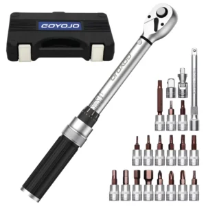 Adjustable Torque Wrench Kit 2 24 Nm Inch Drive Precision Repair Tool for Road and Mountain Bicycle Maintenance