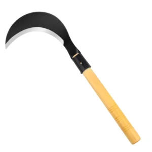Agricultural Handle Sickle Long Handle Rice Harvester for Crop Weeding Grain Weeding Farming Sickle