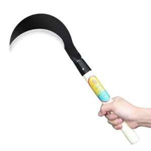 Agricultural Sickle Grass Cutting Wood Chopping Curved Knife Manganese Steel Blade Thickened Design Dual Use Pruning Outdoor