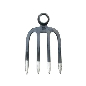 Agricultural Steel Fork Soil Rake Hoe Digging Long Handle Three Four Tooth Flower Planting Vegetable Tool