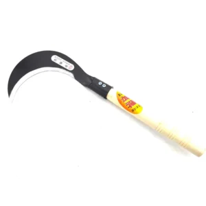 Agriculture Farming Sickle with Wooden Handle sharp Blade Cutting Grass Sickle