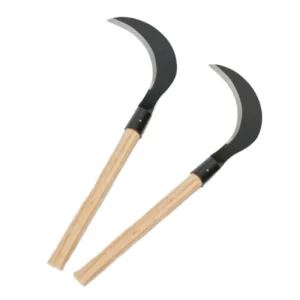 Agriculture Sickle with Long Steel Handle Blade Cutting Farming Grass