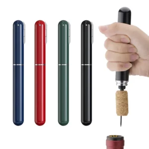 Air Pressure Pump Wine Bottle Opener with Foil Cutter 2 in 1 Corkscrew Easy Use Wine Opener Tool for Bar Home Restaurant