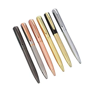 All Metal Engraved Ballpoint Pen Cross border Simple European American Foreign Trade High Quality Gift Medium Oil Pen