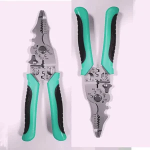 All in One Industrial Grade Electrician Wire Crimpers Pliers Stainless Steel Soft Grip Handle for Cutting Stripping Unshielded