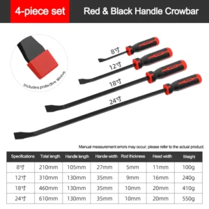 All purpose Car Tire Pry Bar with Chisel End Professional Hand Tool for Tire Mounting and Dismounting