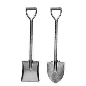All steel Shovel Outdoor Flood Control Manganese Steel Gardening Tool Thickened Iron Spade Integrated Iron Shovel