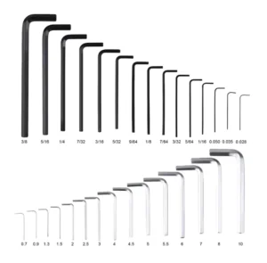 Allen Wrench Hex Key L Wrench 1.5mm 2mm 2.5mm 3mm 4mm 5mm 6mm 8mm 10mm