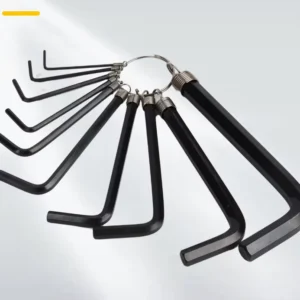 Allen Wrench Hex Key Set with Keychain Allen Wrench Bike Repair Tool L Shape
