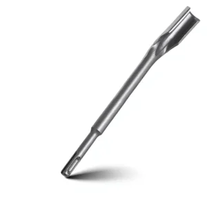 Alloy Chrome Steel Chisel Ground Grooving Pick Drill Bit Shank Four-Hole Curved Trench Digging Tool SDS Plus Punch