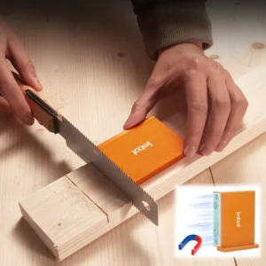 Aluminum Alloy Hand Saw Cutting Fixture with Strong Magnetic Clamping Support for Precise Woodworking Projects