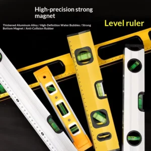 Aluminum Alloy Multifunctional Magnetic Level with Magnet for Home Decoration Measuring Leveling Tool