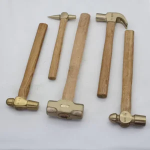 Aluminum Bronze Explosion Proof Claw Hammer with Fiberglass Handle Non Sparkling Safety Tools for Nail Hammer Application
