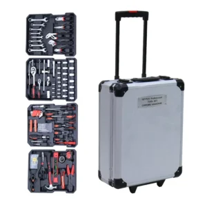 Aluminum Case Auto Repair Hand Tool Kit 187pcs Hand Tool Set