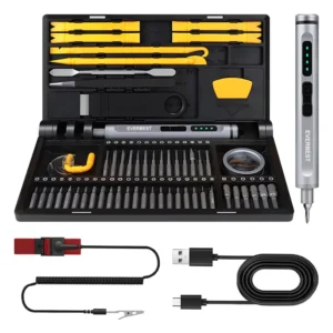 Aluminum Electric Screwdriver 69 in 1 Charging Handle Magnetic Multi Bits Precision Electric Screwdriver Set Notebook Tool Set