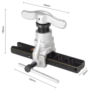 Angle Eccentric Cone Type Flaring Tool Set Water Gas Brake Line Application Tubing 45 Degree