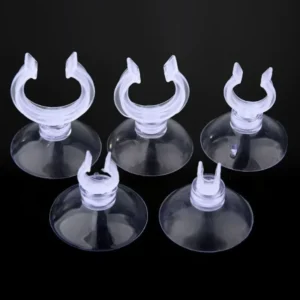 Aquarium Fish Tank Silicone Fixed Tracheal Suction Cup for Grass Tank Carbon Dioxide and 4/6mm Oxygen Pipes