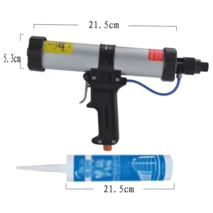 Automatic 300 310ML Soft Hard Glue Tool 9inches Aluminum Barrel Dispensing Gun Silicone Sealant Air Caulking Gun Pneumatic