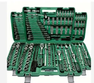 Automotive Mechanic Socket Set with Oil Filter Wrench Kit Car Repair Hand Tools Garage Service Tool Box Combination