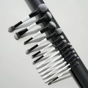 BEILI 12pcs Professional Makeup Brushes Set Synthetic Foundation Powder Eyeshadow Cosmetic Brushes Kit