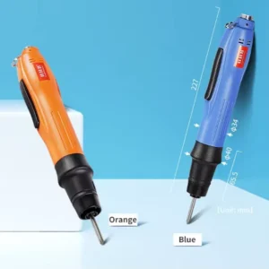 BS Series Orange Blue Industrial Handheld Electric Screwdriver with Brushless Motor 220V AC 3% Torque Accuracy 0.3-2.0kgf.cm