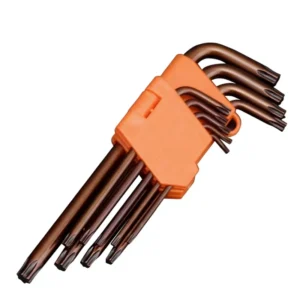 Ball Point Hex Key Set Torx Allen Wrench DIY OEM Chrome Vanadium Steel 30lb in Max Torque