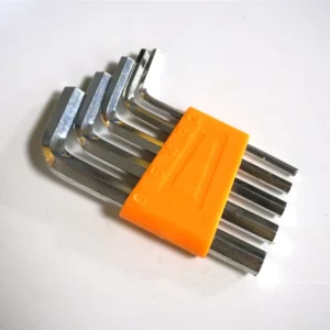 Basic Short Arm Hex Key Set Simple L Shape Allen Wrench Tool Kit for Home DIY Furniture Bike Maintenance