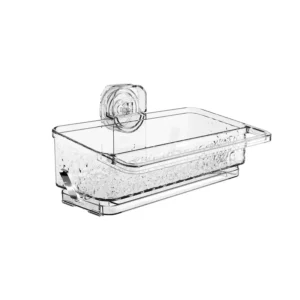 Bathroom Storage Rack Suction Cup Type Detachable Storage Rack Hole Strong Load bearing Capacity Wall Storage