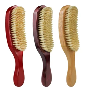Beard Comb Board Bristle Hair Brush 360 Wave Boar Bristle Customized Logo Wooden OPP Bag Wood Brush Wooden Eco 704 705 Brush
