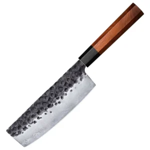 Best Selling Forged Textures 3 Layers Stainless Steel Ultra Sharp 7 Inch Vegetable Chef Knife
