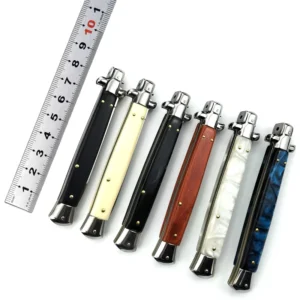 Big Size High Carbon Steel Foreign Trade Long Style Outdoor Plain Edge Folding Pocket Knife Portable Camping EDC