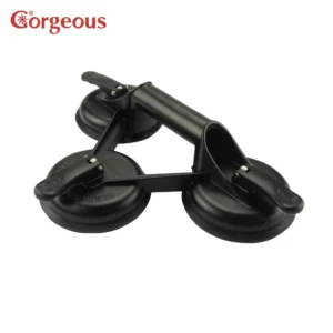 Black Aluminum Three Claws Heavy Duty Three Dent Puller Vacuum Lifter Suction Cup for Glass Tile Window