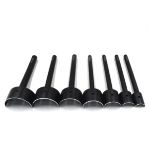 Black Half round Punch Leather Craft Hand Punching Tool Half round Chisel Belt Tail Chisel Semi circular C type Punch