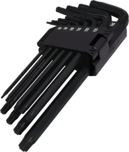 Black Oxide Chrome Vanadium Steel Llaves Allen Industrial Grade Hex Key Multi-Functional Metric L-Keys Durable Hex Key
