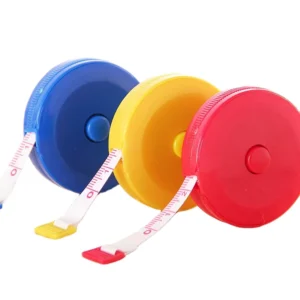 Body Tape Measure in Inch Retractable Measuring Ruler Double Sided Tape
