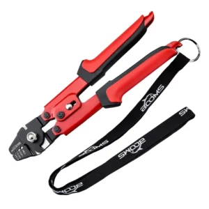 Booms Fishing CP1 Wire Rope Crimper Tool Fishing Crimping Stripping Pliers Saltwater With Side Cutters for Leader Line Cutting