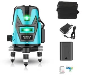 Borka Blue Light Laser Line Leveler High Precision Strong Light 5 Line Green Light Automatic Leveling QK 235