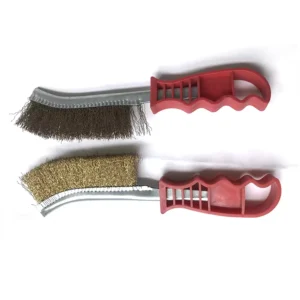 Brass Wire Hand Brush with Plastic Handle Polishing Brush