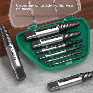 Broken Head Screw Extraction Bolt Screw Remover Sliding Wire Tooth Technology Reverse Extraction Tool Set Plastic Case