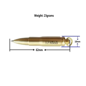 Bullet-shaped Manual Engraving Pen with Hanging Ring for Metal Engraving