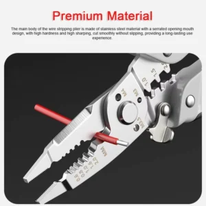 Bytool 16 in 1 Steel Electrician DIY Cable Cutter Crimper Wire Stripper Tool for Electrical Wiring Projects Fishing OEM OEM