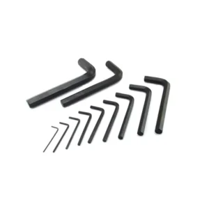 CRV Metric Industrial Grade High Strength Universal Hex Wrench Keys Black Allen Keys DIN911 Standard Strong Key