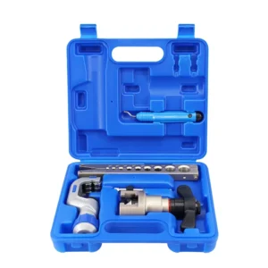 CT RN809 L 1/8″-3/4″ Copper Pipe Flaring Tool Kit 45 Degree Ratchet Eccentric Cone Type Hand Tools for Pipe Swaging