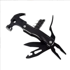 Camping Hiking Hand Tool 15 in 1 Survival Products Wire Stripper Multi Caw Hammer