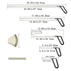 Car Dent Repair Concave Dent Repair Angle Pry Bar Top Bar Body Non destructive Restoration