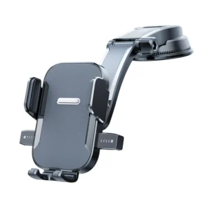 Car Phone Holder Adhesive Suction Cup Foldable Rotating Mount Heat Resistant Support for Dashboard & Center Console