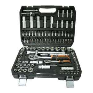 Car Repair Tool Kit Socket Wrench Set 108 Pcs Tool Box